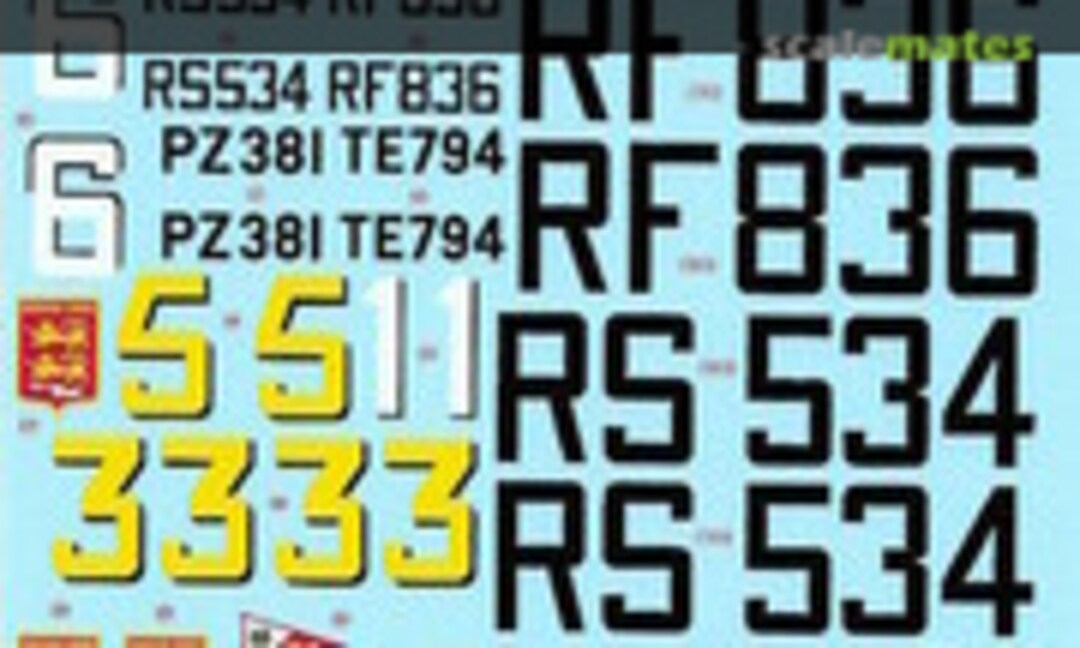 1:32 De Havilland Mosquito FB Mk VI (Berna Decals BD 32-39) BD 32-39