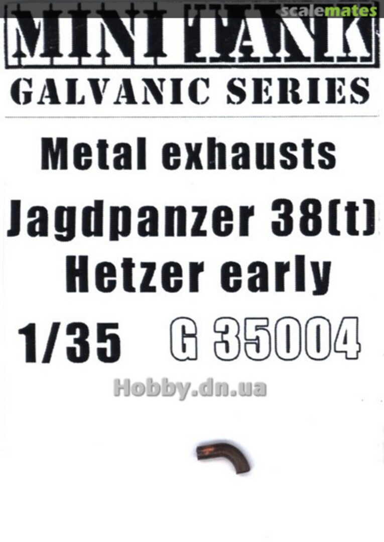 Boxart Jagdpanzer 38(t) Hetzer early - Metal Exhaust MTK G35004 Minitank Boxart Jagdpanzer 38(t) Hetzer early - Metal Exhaust MTK G35004 Minitank