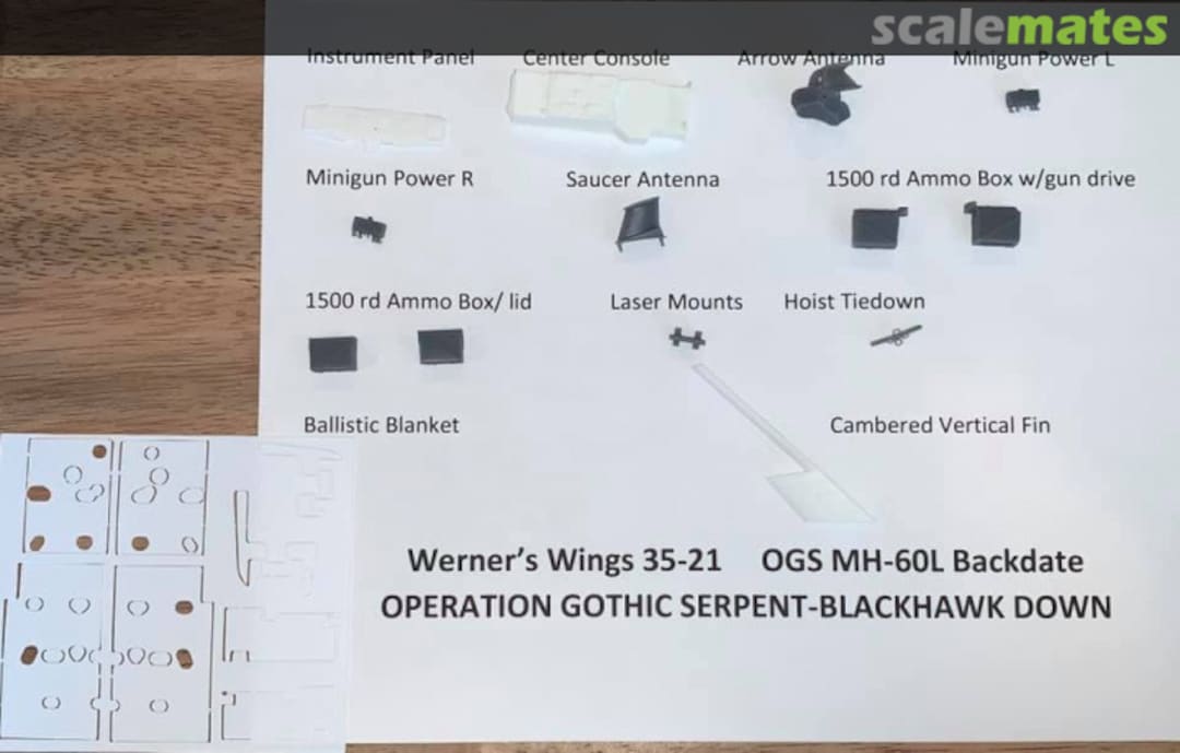 Boxart OGS MH-60L Backdate 35-21 Werner's Wings Boxart OGS MH-60L Backdate 35-21 Werner's Wings