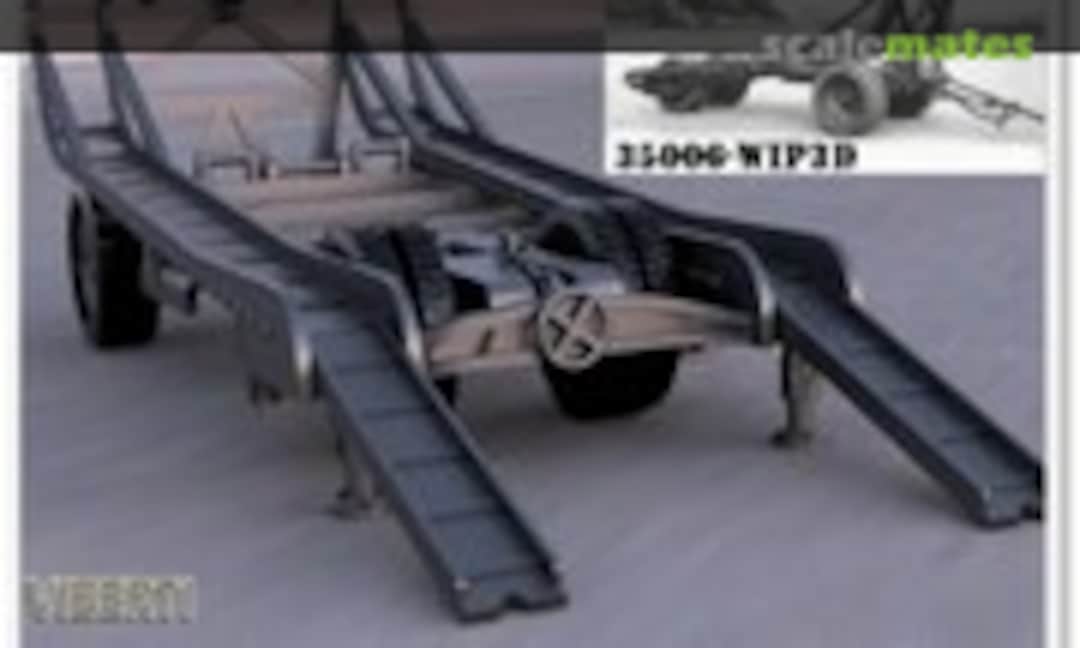 1:35 Viberti tank transport trailer for Carro Armato M13/40 (WIP3D 35006-WIP3D)