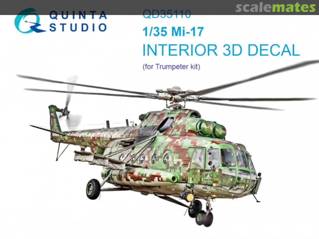 Boxart Mi-17 interior 3D decals QD35110 Quinta Studio Boxart Mi-17 interior 3D decals QD35110 Quinta Studio