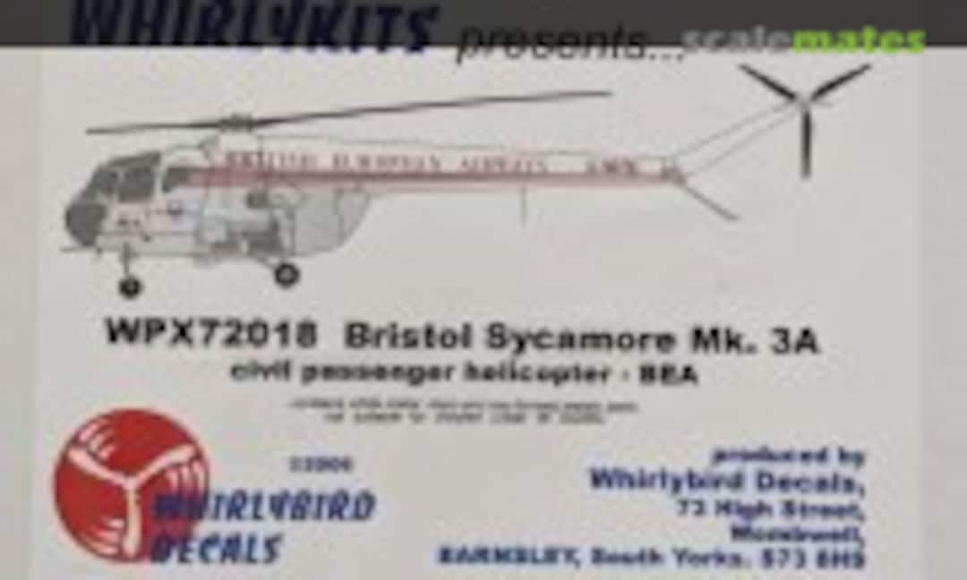 1:72 Bristol Sycamore Mk. 3A Civil Passenger Helicopter - BEA (Whirlykits WPX72018)