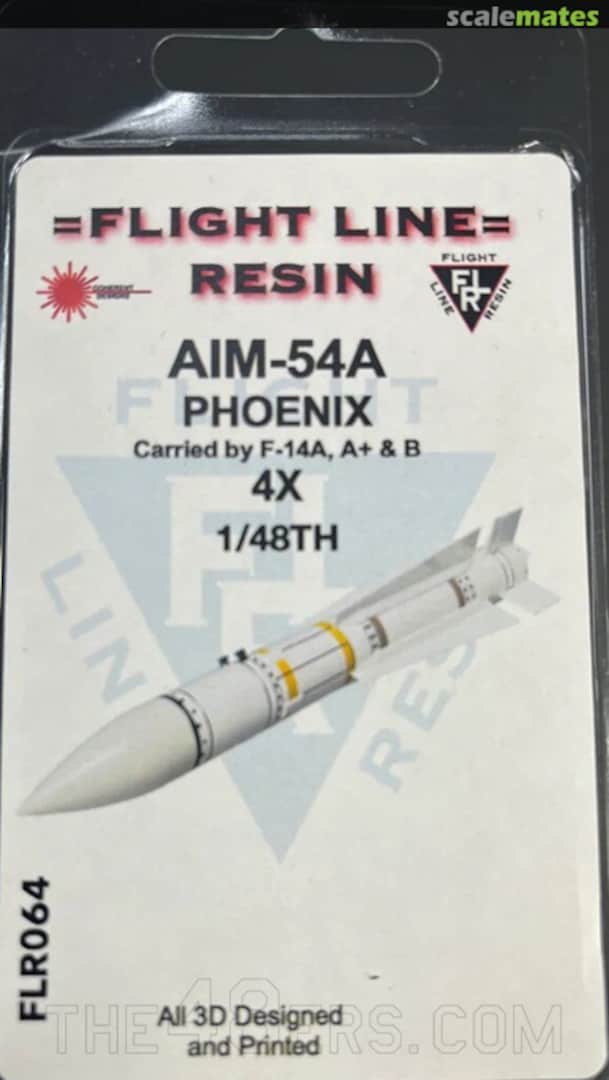 Boxart AIM-54A Phoenix Missile (4) FLR064 Flight Line Resin Boxart AIM-54A Phoenix Missile (4) FLR064 Flight Line Resin