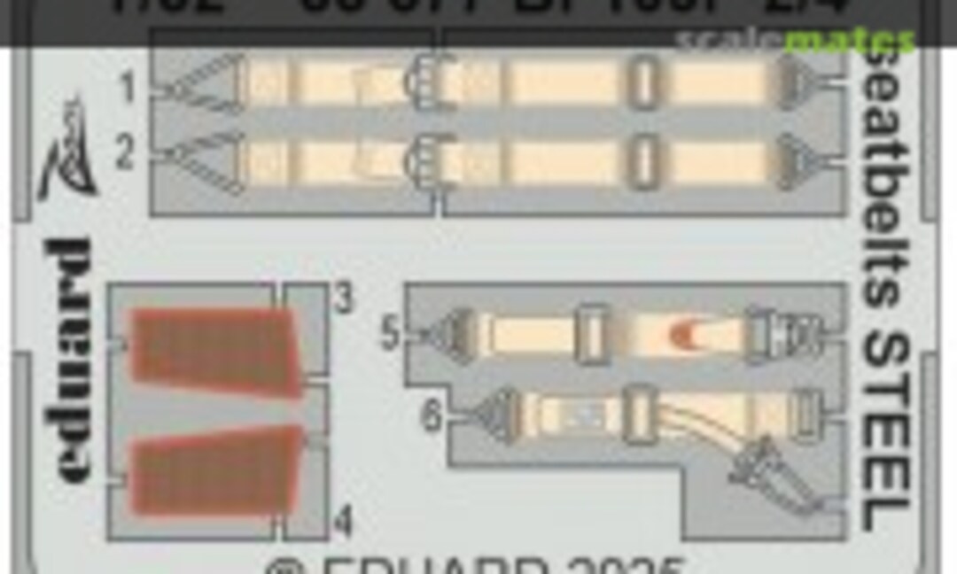 1:32 Bf 109F-2/4 Seatbelts (Eduard 33377) 33377