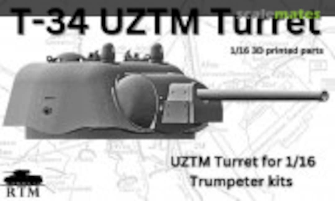 1:16 T-34 UZTM Turret (Resin Tech Models )