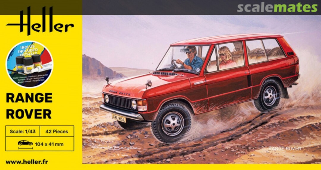 Boxart Range Rover - Starter Kit 56181 Heller Boxart Range Rover - Starter Kit 56181 Heller