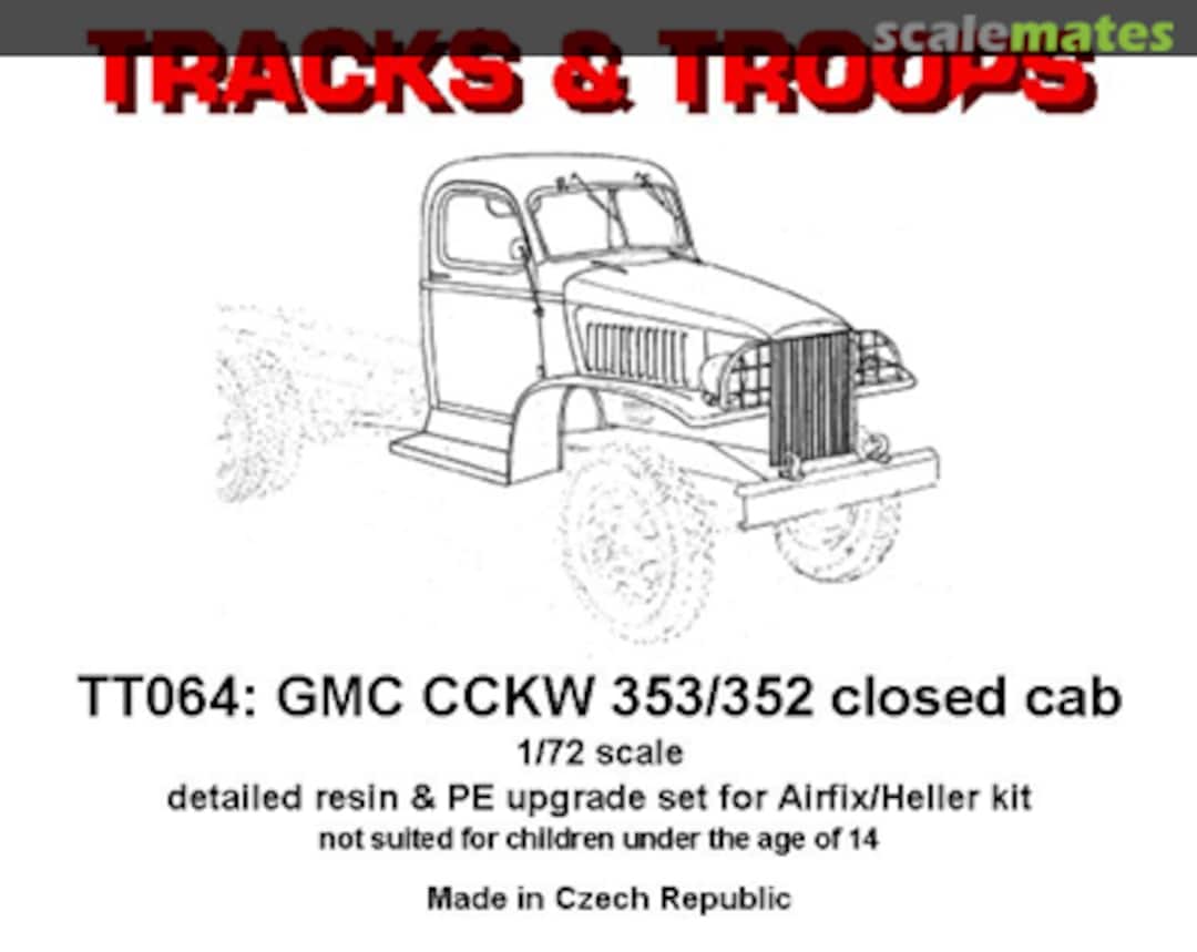 Boxart GMC CCKW 353 closed cab (AIRFIX/HELLER) TT064 Tracks & Troops Boxart GMC CCKW 353 closed cab (AIRFIX/HELLER) TT064 Tracks & Troops