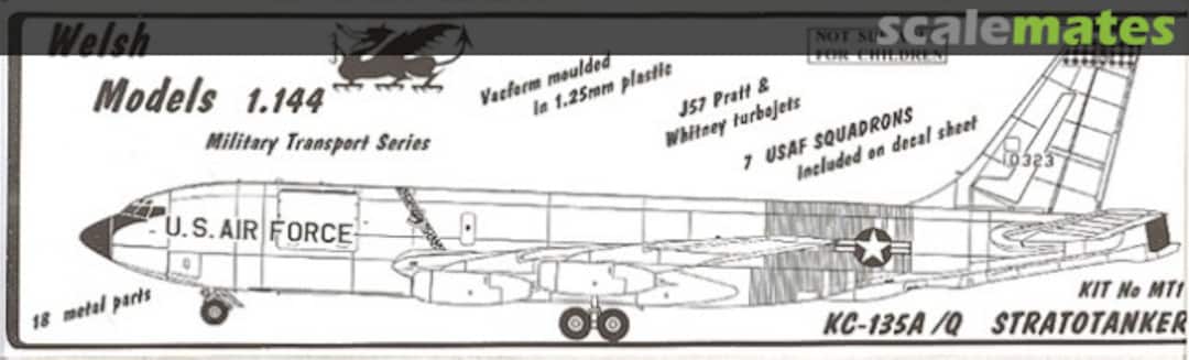 Boxart Boeing KC-135A/Q Stratotanker: USAF 7 options MT01 Welsh Models Boxart Boeing KC-135A/Q Stratotanker: USAF 7 options MT01 Welsh Models
