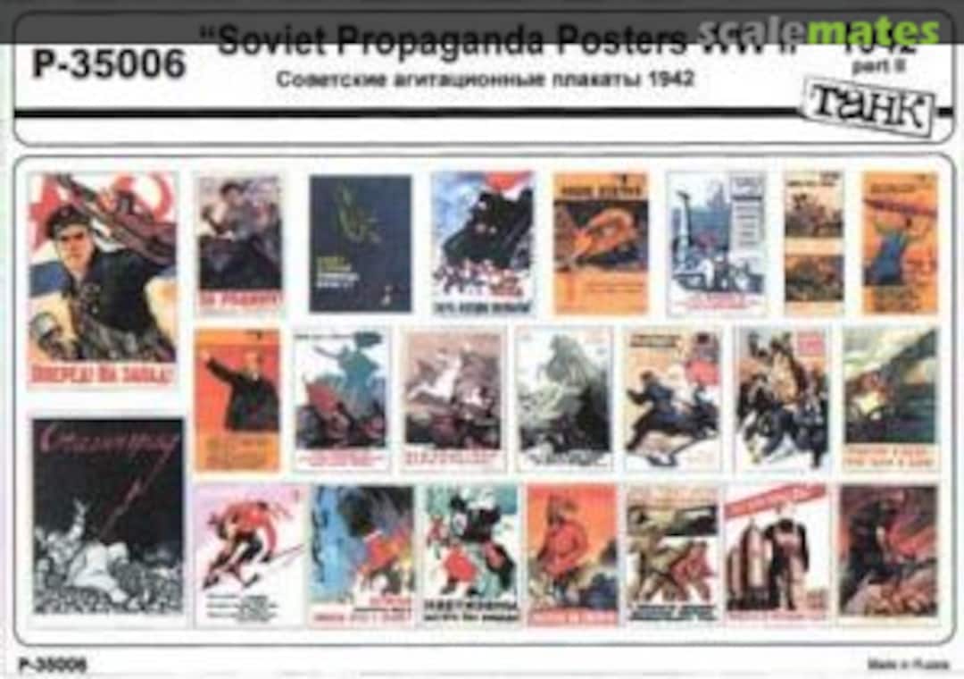 Boxart Soviet Propaganda Posters 1942 WWII TP35006 Tank Boxart Soviet Propaganda Posters 1942 WWII TP35006 Tank