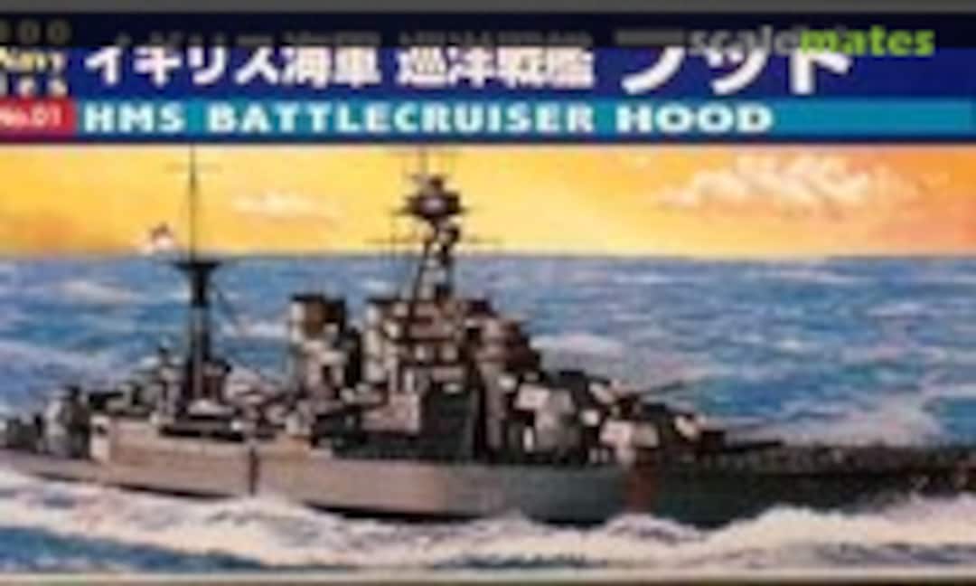 1:2000 HMS Battlecruiser Hood (Aoshima 009321)