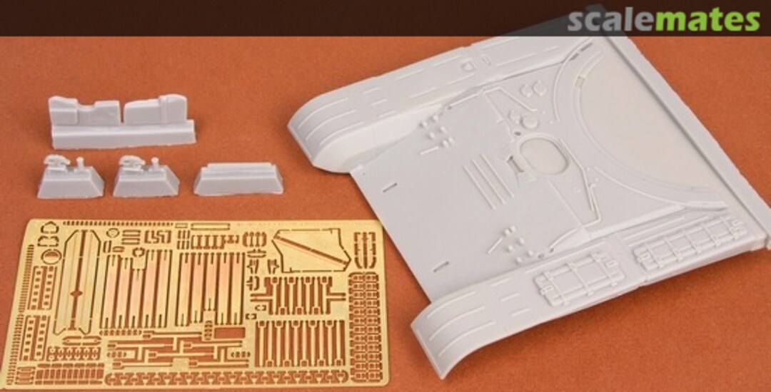 Boxart T-72M early front hull armour set for Tamiya 35006 SBS Model Boxart T-72M early front hull armour set for Tamiya 35006 SBS Model