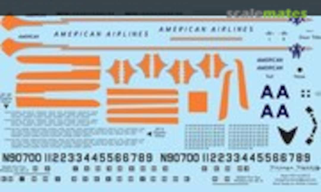 1:72 DC-6B American Airlines (Vintage Flyer Decals VFD072-093) VFD072-093