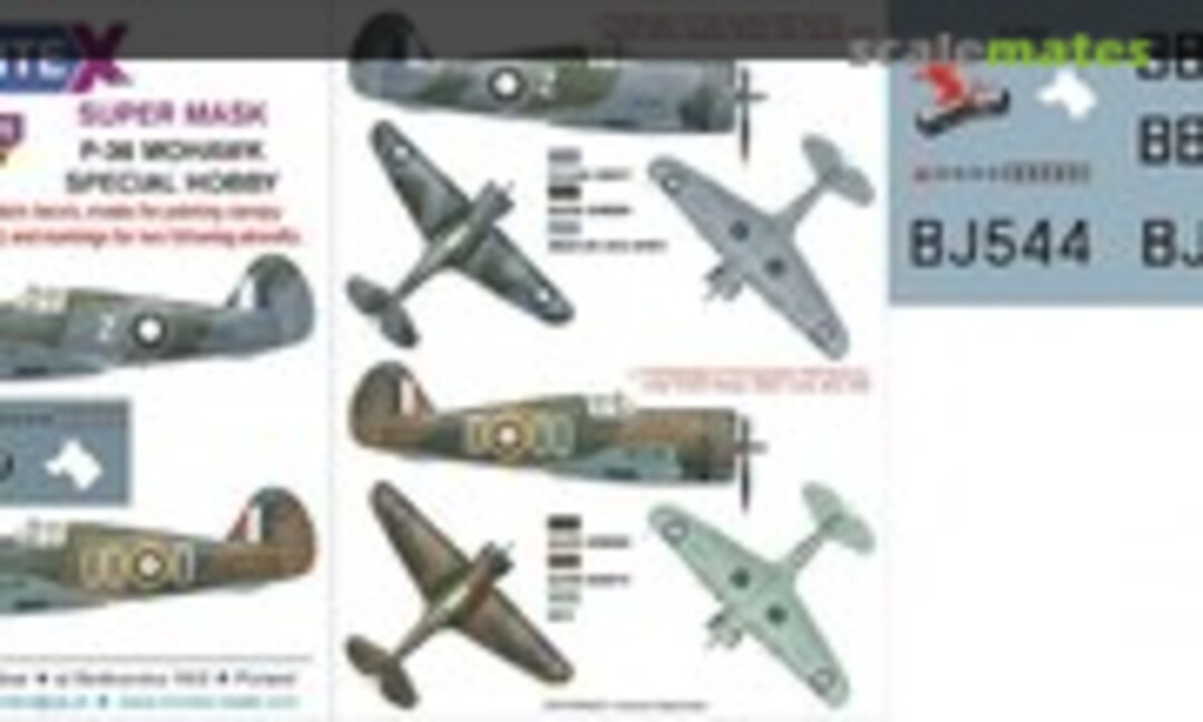 1:32 Curtiss P-36 Mohawk "RAF" (Montex K32313) K32313