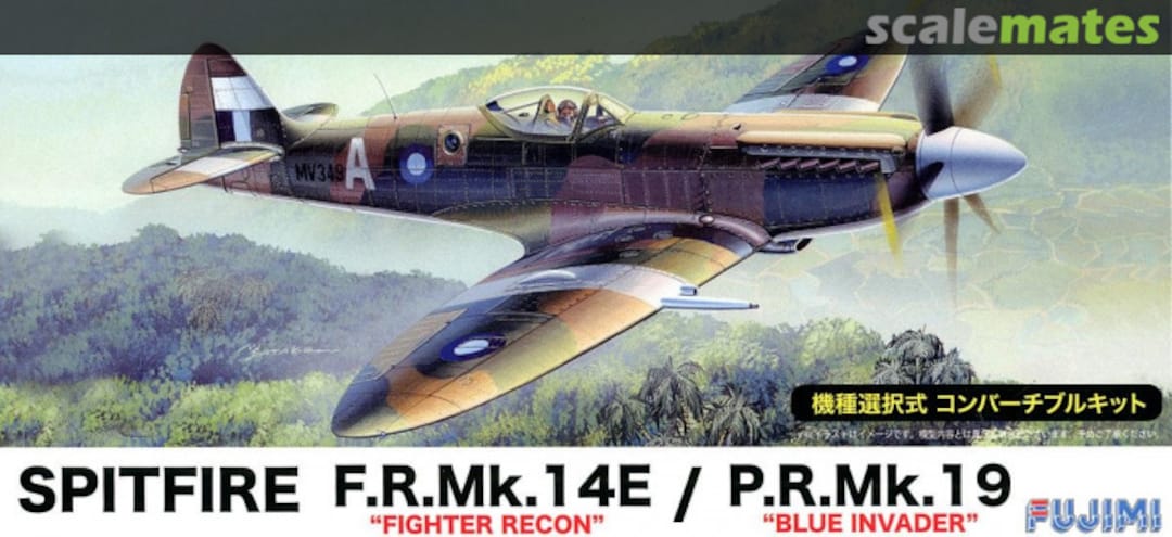 Boxart Spitfire F.R.Mk.14E "Fighter Recon" / P.R.Mk.19 "Blue Invader" 72273 Fujimi Boxart Spitfire F.R.Mk.14E "Fighter Recon" / P.R.Mk.19 "Blue Invader" 72273 Fujimi
