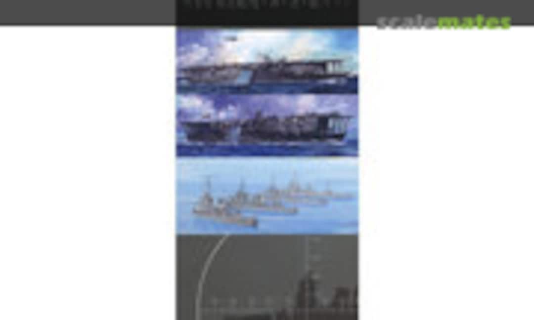 1:3000 First Carrier Division Aircraft Carrier Akagi & Kaga : Fubuki-class Destroyer Akebono, Ushio, Sazanami & Oboro Set (Fujimi 40136)