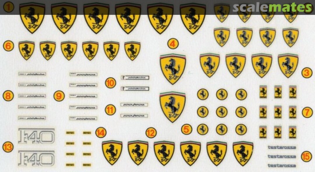 Boxart Ferrari s and Emblems Set DT18-NNME-FSCR Autograph Boxart Ferrari s and Emblems Set DT18-NNME-FSCR Autograph