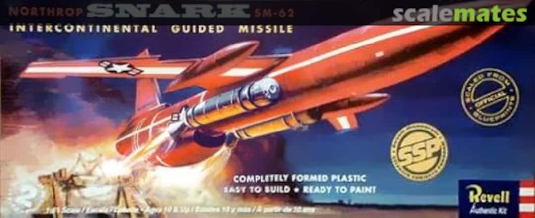 Boxart Northrop SNARK SM-62 Intercontinental Guided Missile 07810 Revell Boxart Northrop SNARK SM-62 Intercontinental Guided Missile 07810 Revell