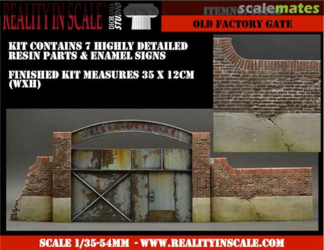 Boxart Old Factory Gate - Altes Fabriktor (35268) 35269 Reality in Scale Boxart Old Factory Gate - Altes Fabriktor (35268) 35269 Reality in Scale