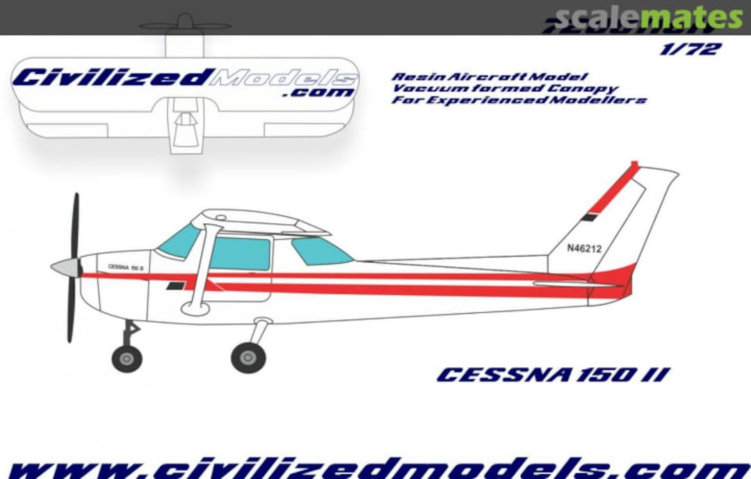 Boxart Cessna 150 II 720011civ Civilized Models Boxart Cessna 150 II 720011civ Civilized Models