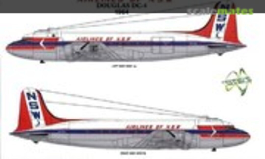 1:72 Airlines of NSW, Douglas DC-4, VH-INJ 1964 (Hawkeye Models CDS-197) CDS-197