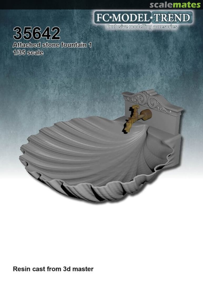 Boxart Attached Stone Fountain 1 35642 FC Model Trend Boxart Attached Stone Fountain 1 35642 FC Model Trend
