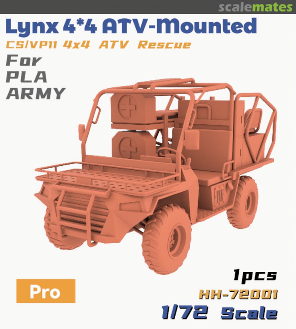 Boxart Lynx 4x4 ATV-Mounted Rescue HH-72001 Heavy Hobby Boxart Lynx 4x4 ATV-Mounted Rescue HH-72001 Heavy Hobby