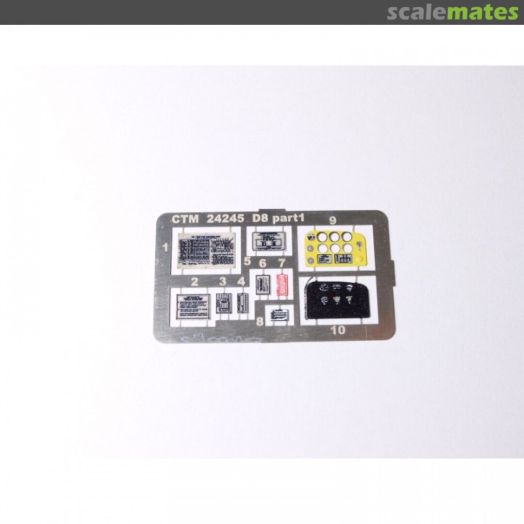 Boxart Dozer dashboard and instructions plates CTM 24245 Czech Truck Model Boxart Dozer dashboard and instructions plates CTM 24245 Czech Truck Model