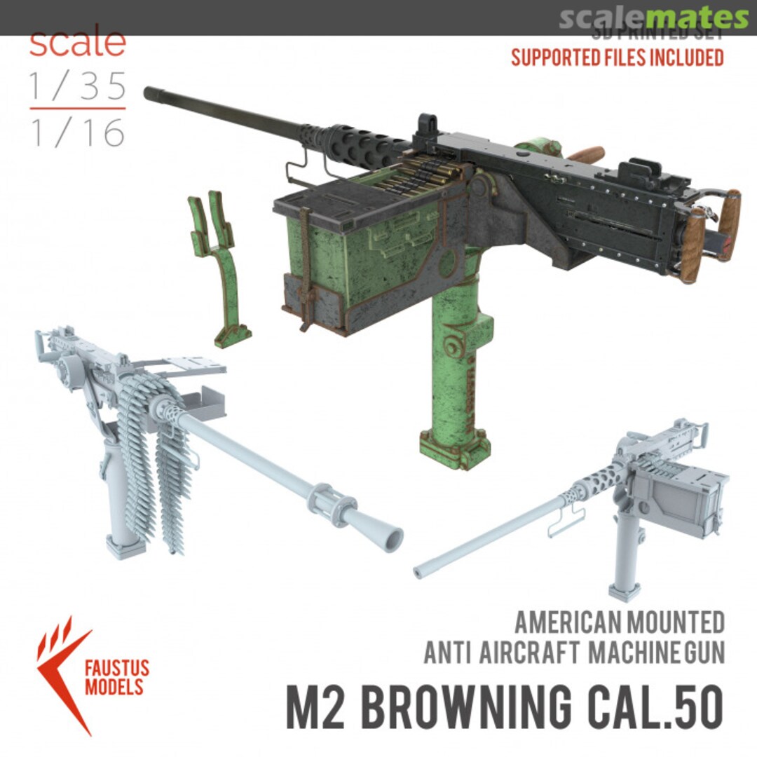 Boxart M2 Browning CAL.50 American Heavy Machine Gun M2Browning Faustus Models