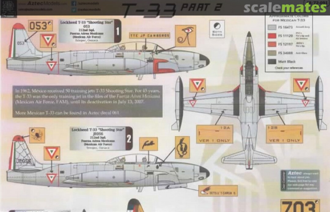 Boxart T-33 Part 2 72-091 Aztec Models Boxart T-33 Part 2 72-091 Aztec Models