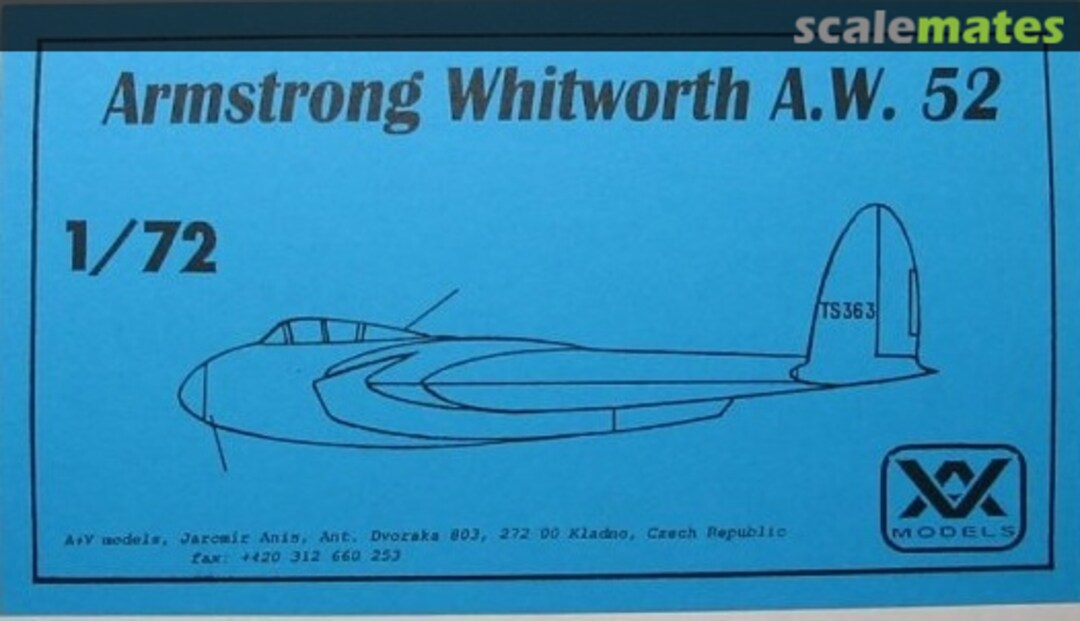 Boxart Armstrong Whitworth A.W. 52 080 A+V Models Boxart Armstrong Whitworth A.W. 52 080 A+V Models