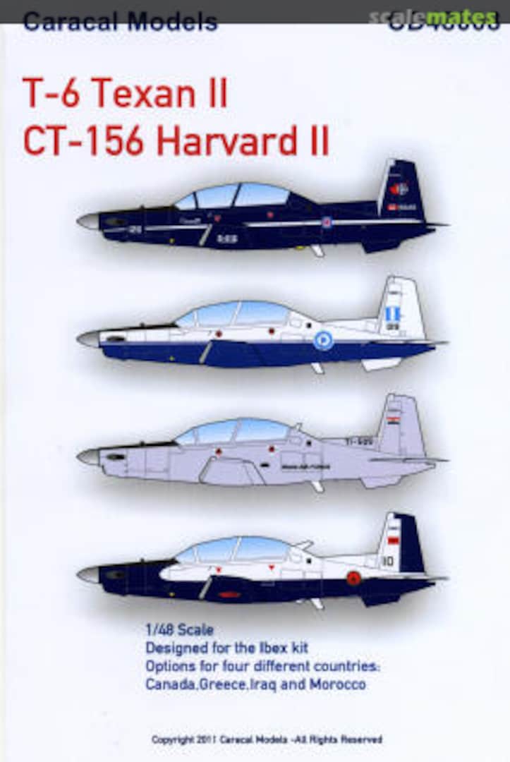Boxart T-6 Texan II CT-156 Harvard II CD48008 Caracal Models Boxart T-6 Texan II CT-156 Harvard II CD48008 Caracal Models