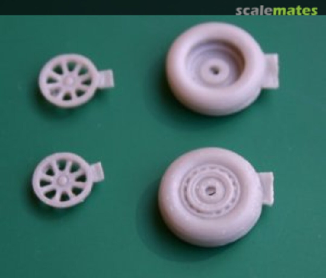 Boxart CAC Mustang Wheels RRR48144 Red Roo Models Boxart CAC Mustang Wheels RRR48144 Red Roo Models