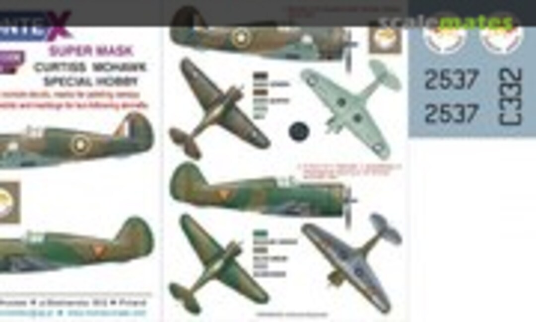 1:32 Curtiss P-36 Mohawk "SAAF & Dutch" (Montex K32314) K32314