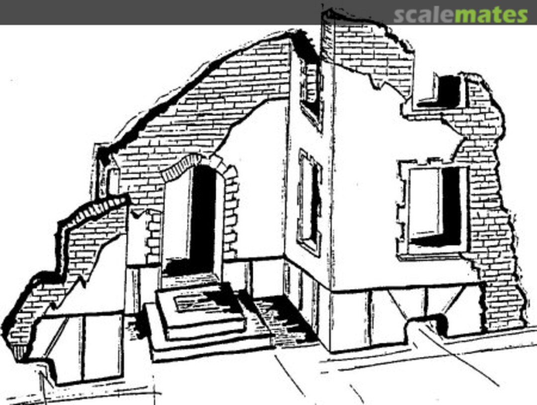 Boxart Ruiny Domu I 72.15 T.M. Diorama Boxart Ruiny Domu I 72.15 T.M. Diorama