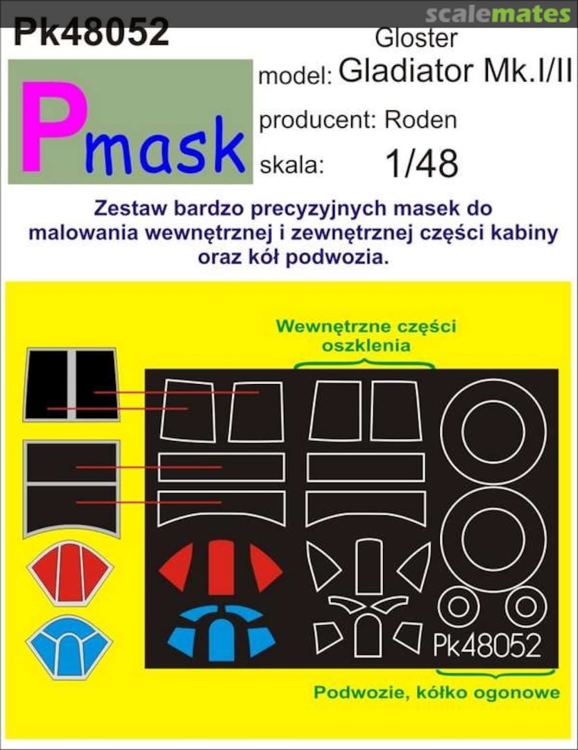 Boxart Gloster Gladiator Mk.I/II PK48052 Pmask Boxart Gloster Gladiator Mk.I/II PK48052 Pmask