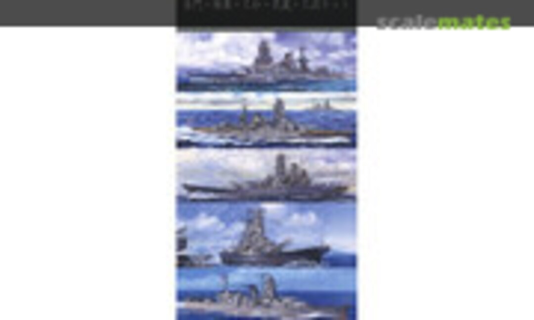 1:3000 Combined Fleet Flagship Nagato, Mutsu, Yamato &amp; Oyodo Set (Fujimi 40137)