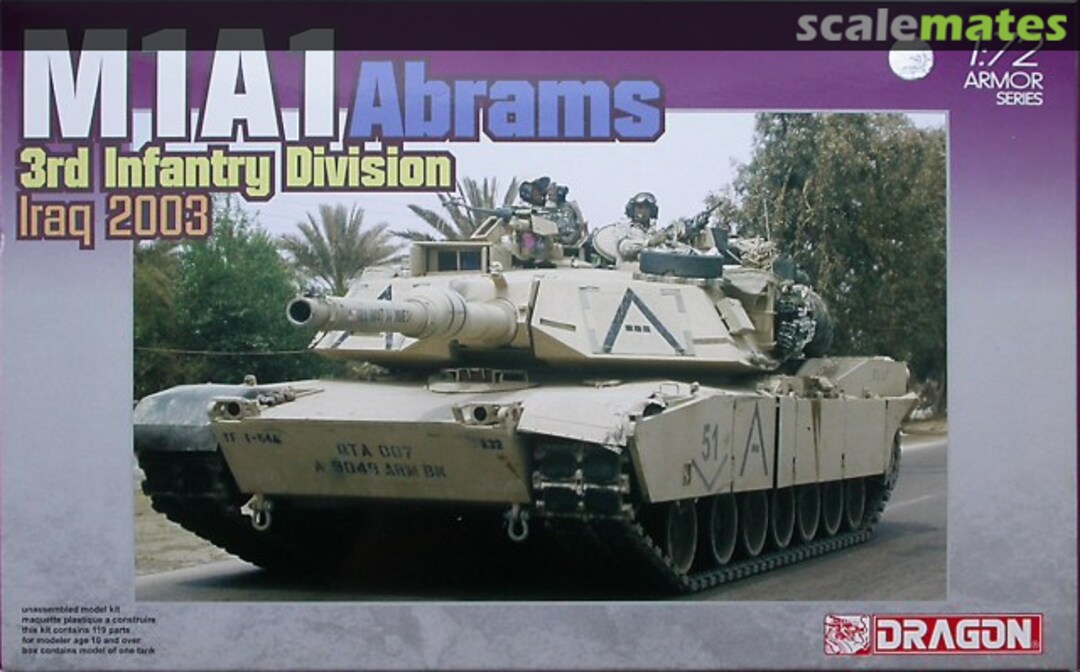 Boxart M1A1 Abrams 7215 Dragon Boxart M1A1 Abrams 7215 Dragon