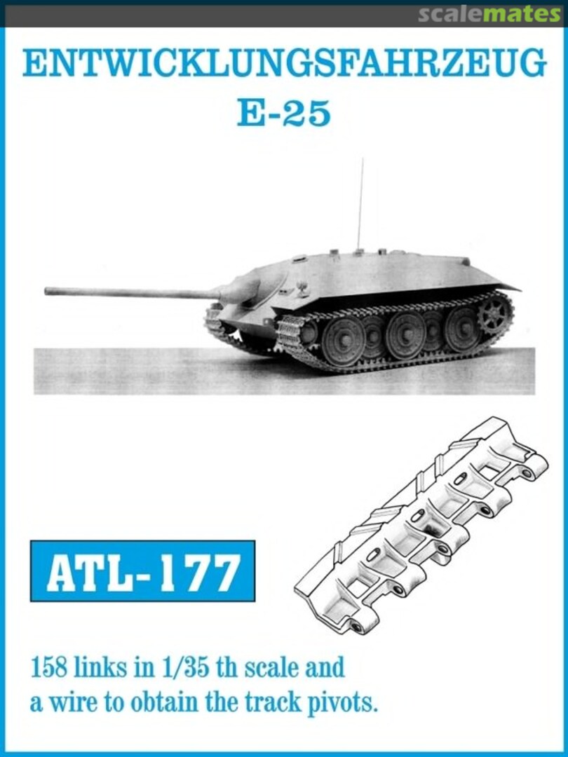 Boxart Entwicklungsfahrzeug E-25 ATL-177 Friulmodel Boxart Entwicklungsfahrzeug E-25 ATL-177 Friulmodel