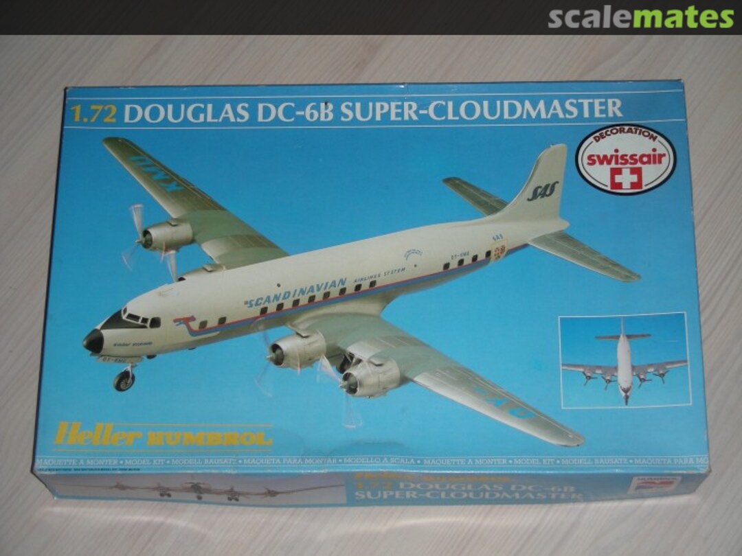Boxart Douglas DC-6B Super-Cloudmaster 80315 Heller Humbrol Boxart Douglas DC-6B Super-Cloudmaster 80315 Heller Humbrol