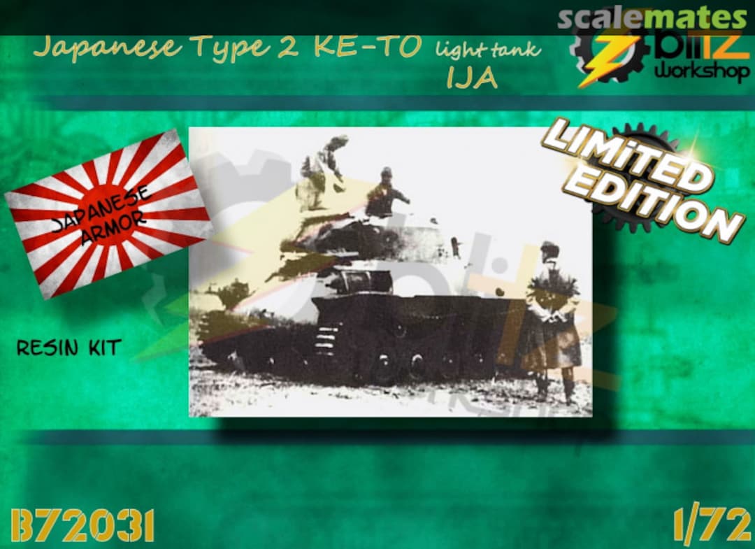 Boxart Japanese Type 2 Ke-To B72031 Blitz Workshop Boxart Japanese Type 2 Ke-To B72031 Blitz Workshop