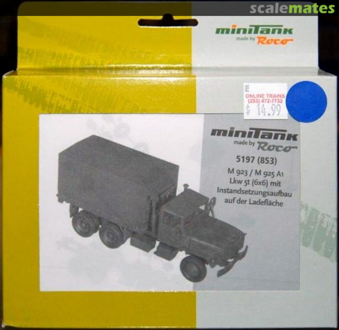 Boxart M923/M925A1 5197 Roco Minitanks Boxart M923/M925A1 5197 Roco Minitanks