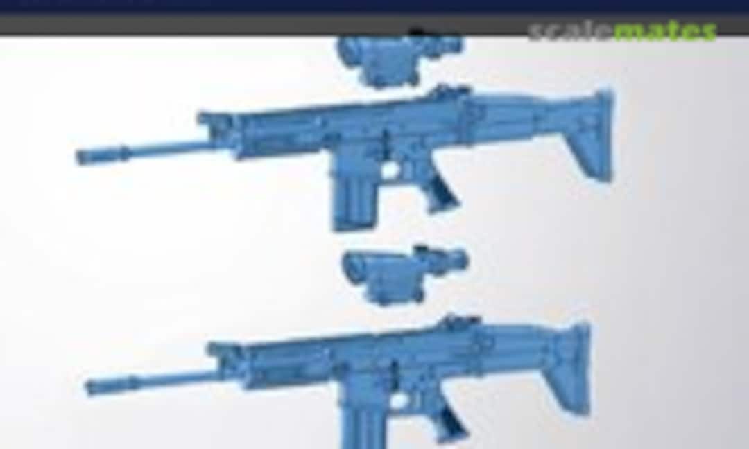 1:35 FN SCAR-Heavy With ACOG TA11J-308G Scope (3D MicroCosmos MC-35-426) MC-35-426