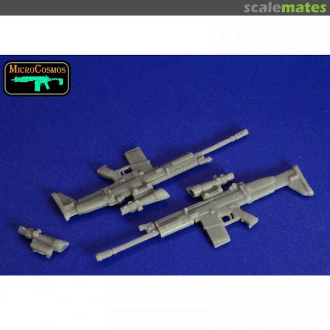 Contents FN SCAR-Heavy With ACOG TA11J-308G Scope MC-35-426 3D MicroCosmos