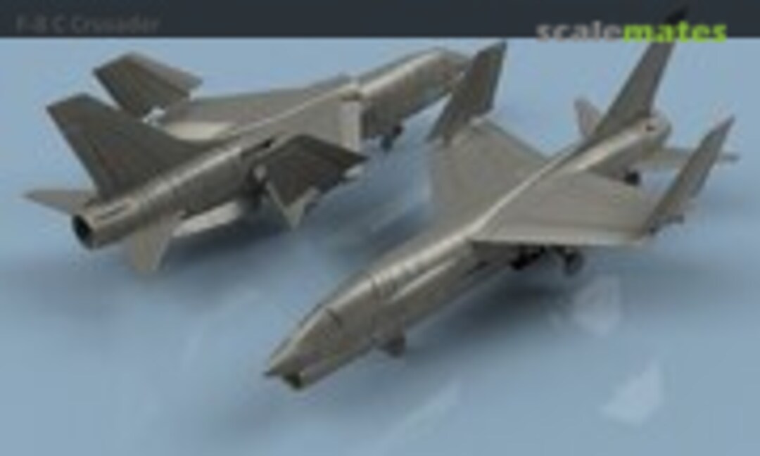 1:700 Vought F-8 C Crusader folded wings (5 planes) (L'Arsenal 3D700135)