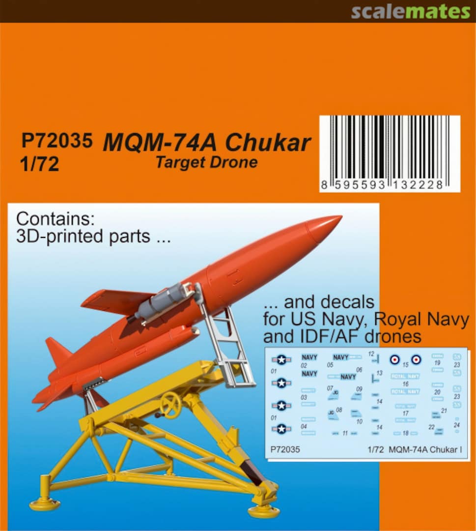 Boxart MQM-74A Chukar I P72035 Special Hobby Boxart MQM-74A Chukar I P72035 Special Hobby