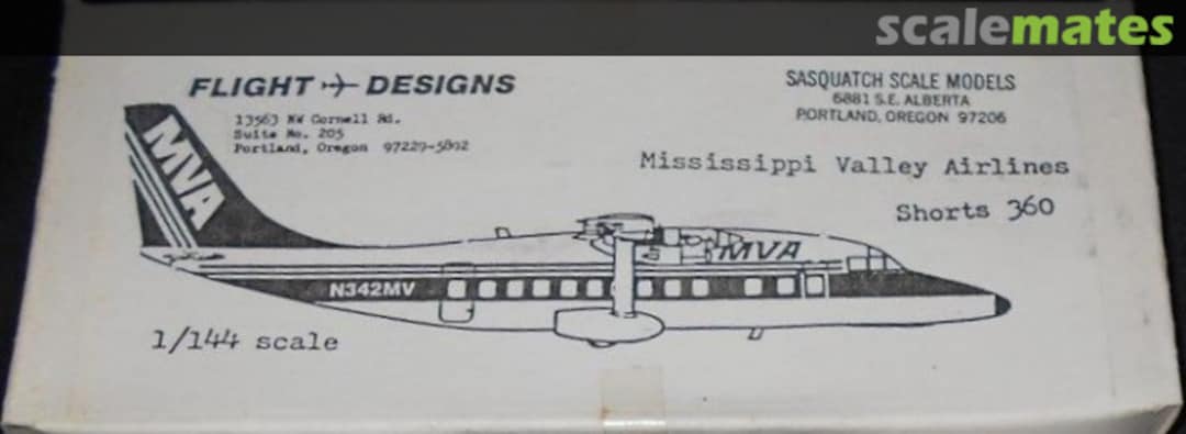 Boxart Short 360 Mississippi Valley Airliners SQ-36 Sasquatch Boxart Short 360 Mississippi Valley Airliners SQ-36 Sasquatch