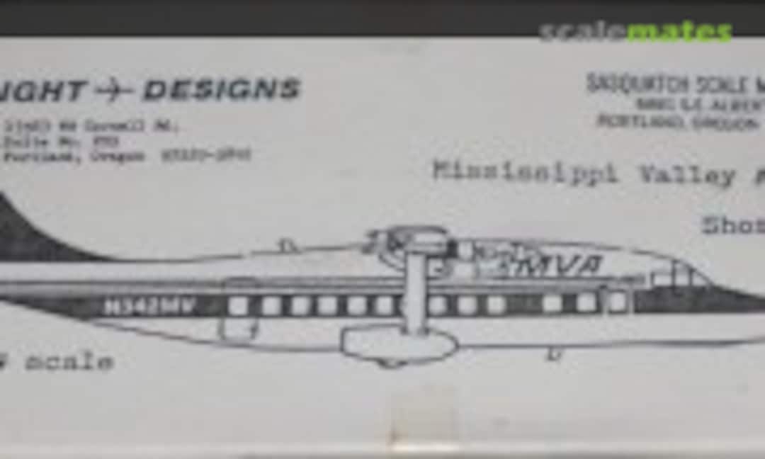 1:144 Short 360 Mississippi Valley Airliners (Sasquatch SQ-36) SQ-36