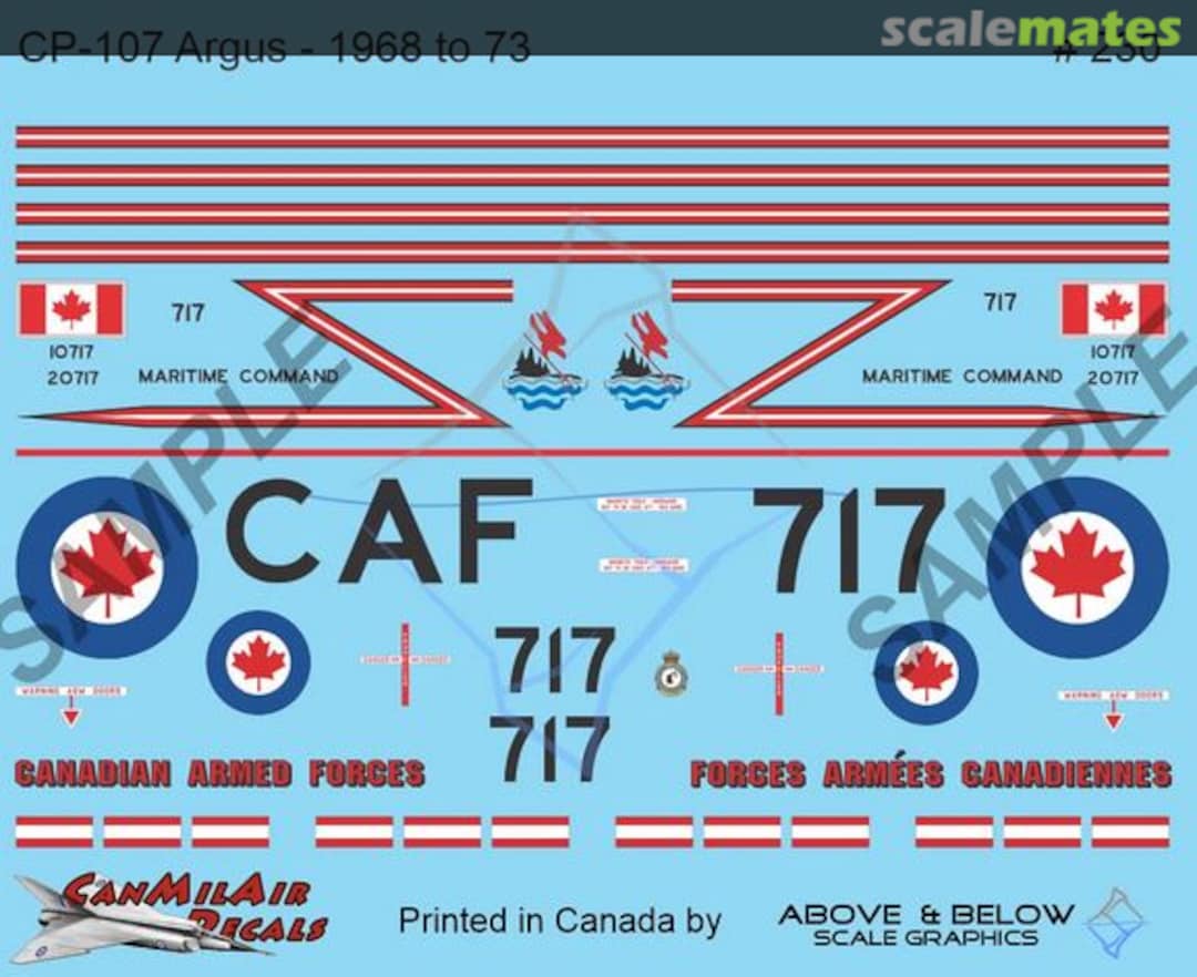 Boxart Canadair CP-107 Argus 230 Above & Below Graphics Boxart Canadair CP-107 Argus 230 Above & Below Graphics