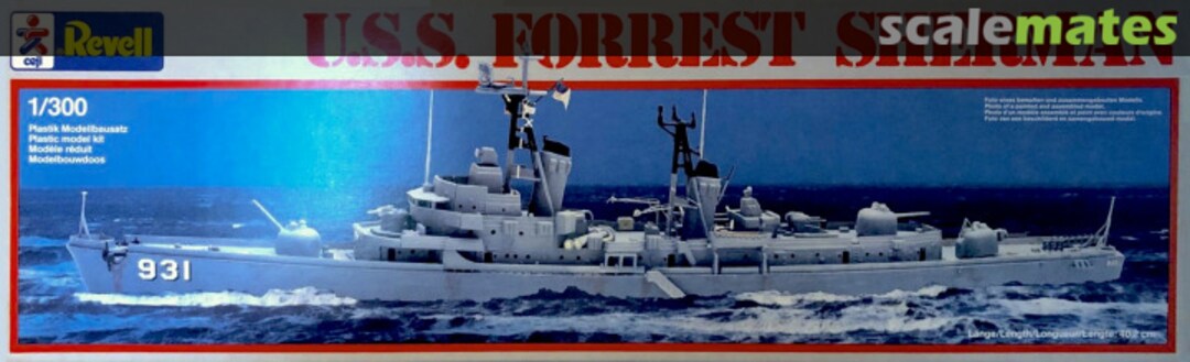 Boxart U.S.S. Forrest Sherman 5016 Revell/ceji Boxart U.S.S. Forrest Sherman 5016 Revell/ceji