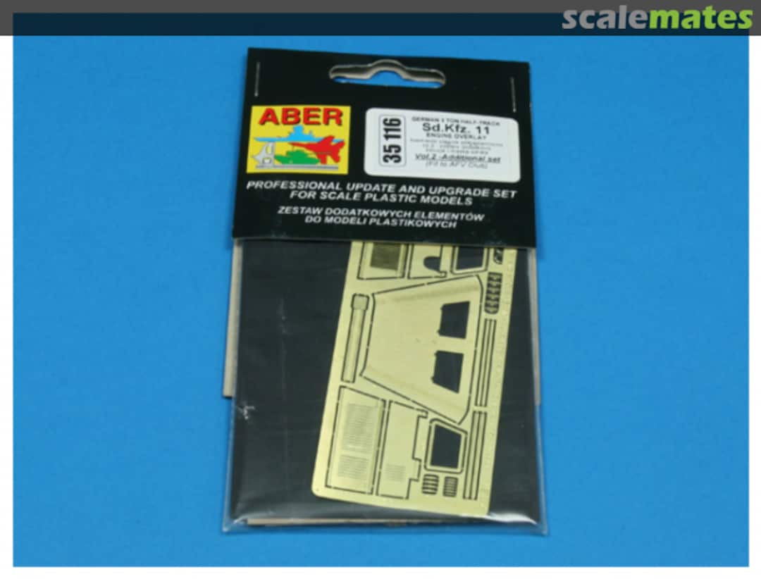Boxart 3 ton Half-track Sd.Kfz. 11 Vol. 2 - Engine Overlay 35116 Aber Boxart 3 ton Half-track Sd.Kfz. 11 Vol. 2 - Engine Overlay 35116 Aber